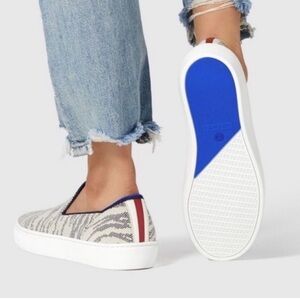 Rothys Retired Maritime Tiger slip-ons sneaker